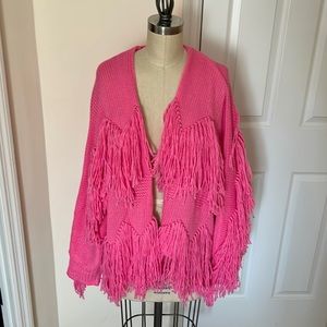 Fringe cardigan!